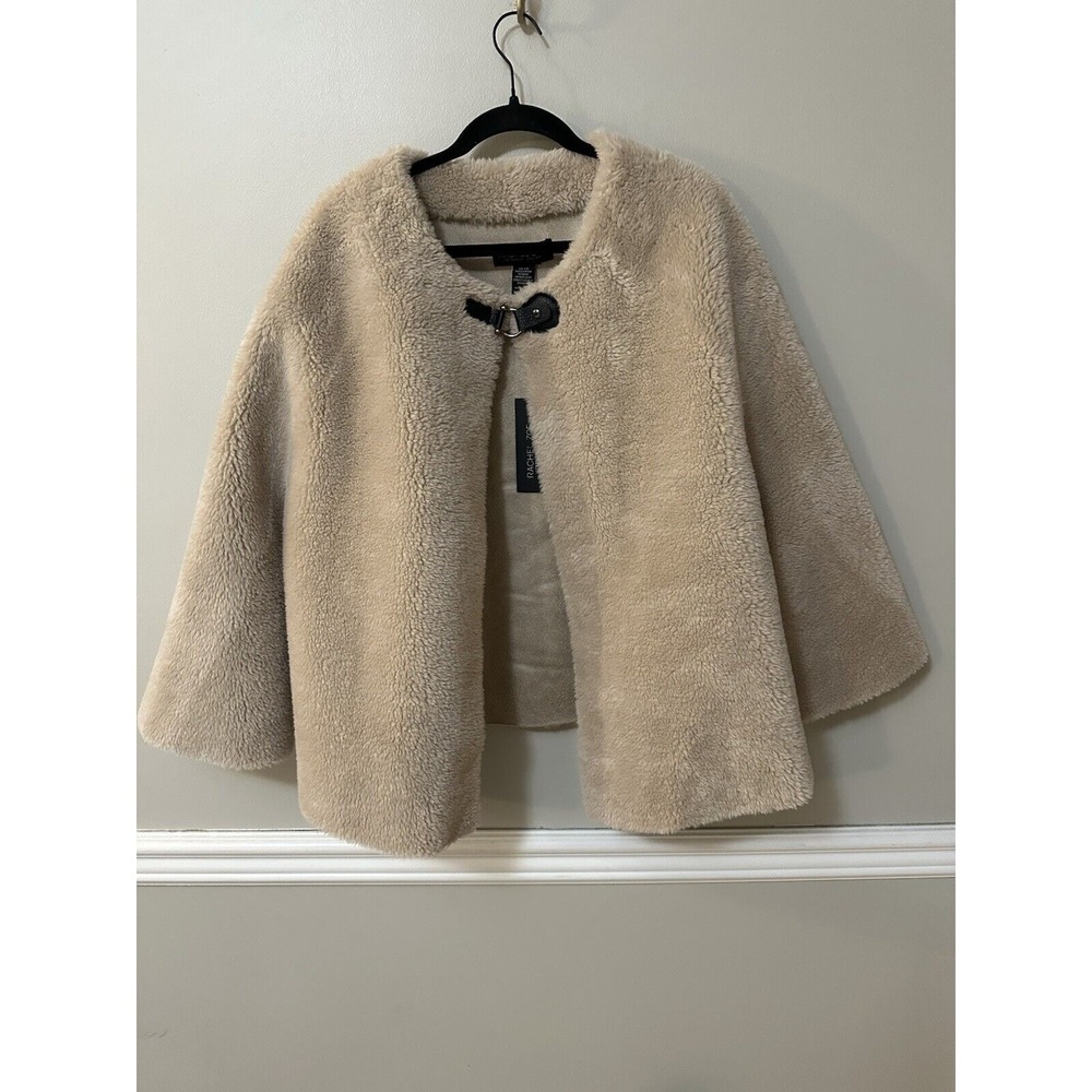 Rachel Zoe Women's Faux Fur Cape One Size NWT